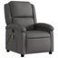 Electric Massage Recliner Chair Grey Real Leather Txbpaik Carousel 3