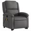 Stand Up Massage Recliner Chair Grey Real Leather Txbpanp Carousel 3