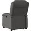 Stand Up Massage Recliner Chair Grey Real Leather Txbpanp Carousel 4