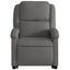 Stand Up Massage Recliner Chair Grey Real Leather Txbpanp Carousel 8