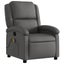Massage Recliner Chair Grey Real Leather Txbpait Carousel 3
