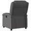 Massage Recliner Chair Grey Real Leather Txbpait Carousel 4