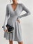 Women Knit Slim Sexy Bodycon Dress V-Neck Long Sleeve Dress Solid Carousel 6