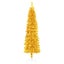 Slim Artificial Half Christmas Tree with Stand Gold 180 Cm Taapko Carousel 4