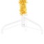 Slim Artificial Half Christmas Tree with Stand Gold 180 Cm Taapko Carousel 8