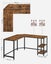 NEW VASAGLE L-Shaped Computer Desk Carousel 7
