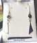 unique design Pounamu drop earrings with sterling silver fittings. Carousel 1