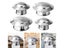 Stainles Steel Chimney Cap Exterior Wall Fresh Air Outlet Roof Pipe Exhaust Carousel 4