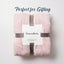 Dreamaker Basketweave Faux Fur Throw Blanket Blush Pink - 180x200cm Carousel 5