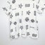 Banana Blue - White Linen Top with Shell and Starfish Print Carousel 3