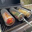 BBQ Basket Stainless Steel Rolling Grilling Basket Wire Mesh Cylinder Grill Carousel 3