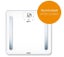 Beurer BF600W White Bluetooth Body Fat Bathroom Scales White + AfterPay Carousel 4