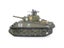 Henglong 3898-1 Metal US M4A3 Main Battle Tank RC Model US Sherman 1:16 Battle Carousel 5