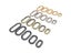 5pcs Metal Oval Spring O Ring Openable Leather Bag Handbag Belt Strap Buckle Carousel 4