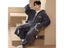 Men Coral Fleece Robe Set Winter Plus Size Kimono Thick Warm Bathrobe Flannel Carousel 5