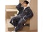Men Coral Fleece Robe Set Winter Plus Size Kimono Thick Warm Bathrobe Flannel Carousel 6