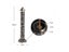 Retro Incense Burner Vertical Zen Buddha Heart Sutra Dragon Phoenix Pillar Carousel 8