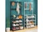 3/4/5 Layer Integrated Simple Entryway Shoe Rack Coat Hat Racks Home Bedroom Carousel 4