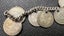 Antique English Silver Coin Bracelet Incl. 1887 Sterling Shilling - Lot E436 Carousel 2