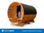 NEW: OUTDOOR VISTA XL 8 SEATER BARREL SAUNA - ALPINE SPAS Carousel 2