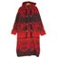 Vintage 90s Woolrich Aztec Southwest Wool Duffle Coat Large Carousel 1