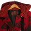 Vintage 90s Woolrich Aztec Southwest Wool Duffle Coat Large Carousel 3