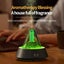 Essential Oil Diffuser Volcanic Lava Humidifiers For Bedroom 80Ml With 7 Colors Carousel 3