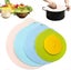 Food Grade Silicone Lid, 5 Different Sizes Silicone Suction Cup Lids, Large Carousel 1