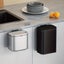 8L Hanging Kitchen Trash Bin - Matte Black Carousel 5