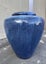 Large Blue Glazed Pot/Vase Carousel 1
