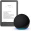 New Amazon Kindle (2024 release) Black and Echo Dot (5th Gen) Charcoal Carousel 1