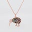 Kiwicraft - Rose Gold & Paua Kiwi Necklace Carousel 1