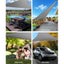Sun Shade Sail Shadecloth Outdoor 280gsm 5x5x5m Carousel 3