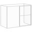 Dog House With Run Light Grey 214x253x181 Cm Galvanised Steel Tonkoxp Carousel 7