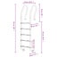 Pool Ladder 54x38x211 Cm 304 Stainless Steel Ktalt Carousel 2