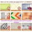 Premium Self Adhesive Brick Pattern Kitchen Wall Sticker 60cm x 10m. Carousel 4