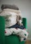 IKEA DVÄRGHARE DAVRGHARE Soft toy, bunny/beige, 21 cm Carousel 3