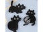 Cartoon Black Cat Badge Patches For Clothing Logo Accessories Decorative Patch Carousel 4