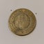 1862 Belgium 10 centimes Cupro Nickel Coin Carousel 1