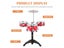 Children's Drum Kit Toddler Preschool Toy Musical Instrument Baby Gift Infant Carousel 3