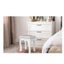 Dressing Table Stool Bedroom White Make Up Chair Fabric Furniture Carousel 4