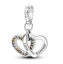 925 Sterling Love Forever Charm - Fit's Pandora Bracelet Carousel 1