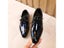 Child Patent PU Leather Black Flat Casual Dress Shoe With Soft Sole Carousel 1