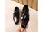 Child Patent PU Leather Black Flat Casual Dress Shoe With Soft Sole Carousel 5