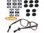 20pcs Transparent Silicone Anti-slip Eyeglass Ear Hooks Round Retainer Holder Carousel 5
