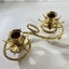 Vintage Solid Brass Candle Holders – Lot of 3 (2 Singles + 1 Double) Carousel 4