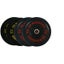 Weights Set Bumper Plates 80kg with 7FT 700lbs Barbell Carousel 2