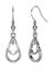 18K White-Gold dangle earrings with AAA Grade Crystals "Collette" Carousel 5