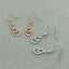 18K White-Gold dangle earrings with AAA Grade Crystals "Collette" Carousel 6