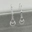 18K White-Gold dangle earrings with AAA Grade Crystals "Collette" Carousel 7